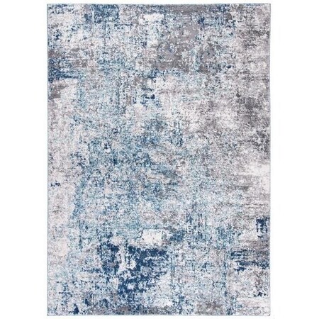 Safavieh 9 x 12 ft. Aston 700 Rectanglar Modern Contemporary Rug Light Blue & Grey ASN705M-9